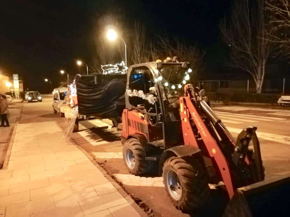 Schäffer en la cabalgata de Reyes de Piedrala (Ciudad Real)